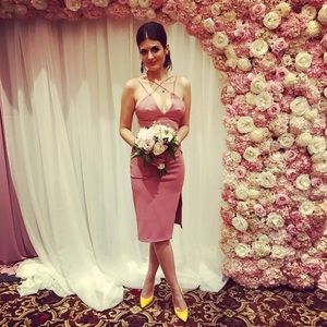 Topshop Pale Pink Dress